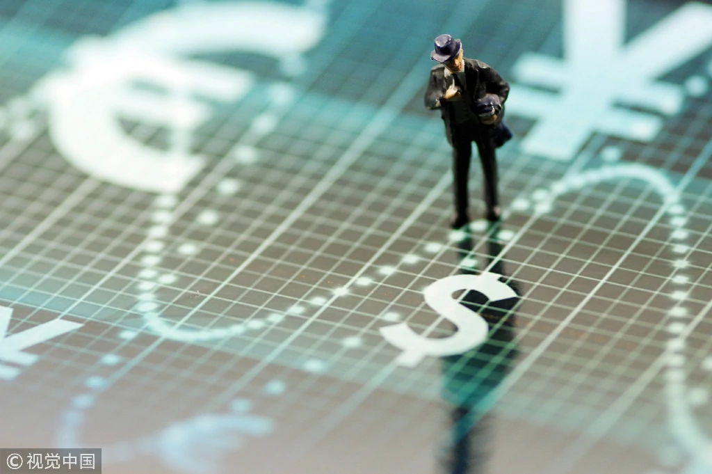 桌面电脑显示金融市场行情快照